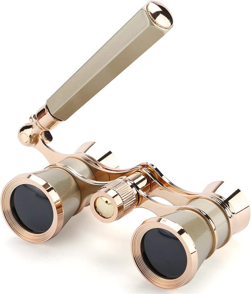 Aroncent Opera Glasses Binoculars 3X25 Theater Glasses Mini Binocular Compact with Handle for Adults Kids Women in Opera Musical Concert - Image 1